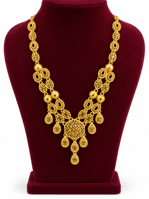 Turkey Model Necklace – 1 Gram Gold Finish