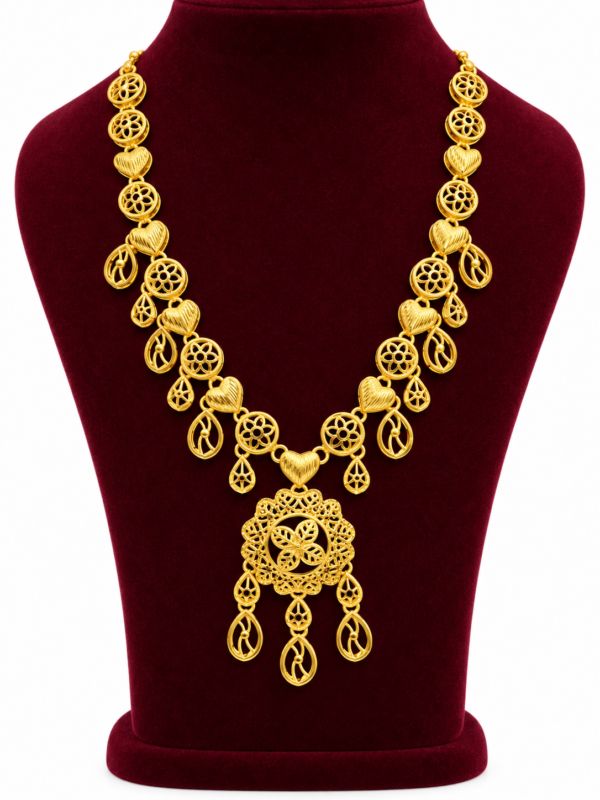 Turkey Necklace Set – 1 Gram Gold Finish