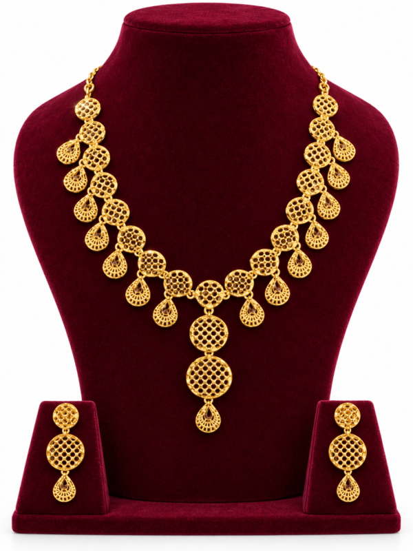 Turkey Model Necklace – 1 Gram Gold Finish
