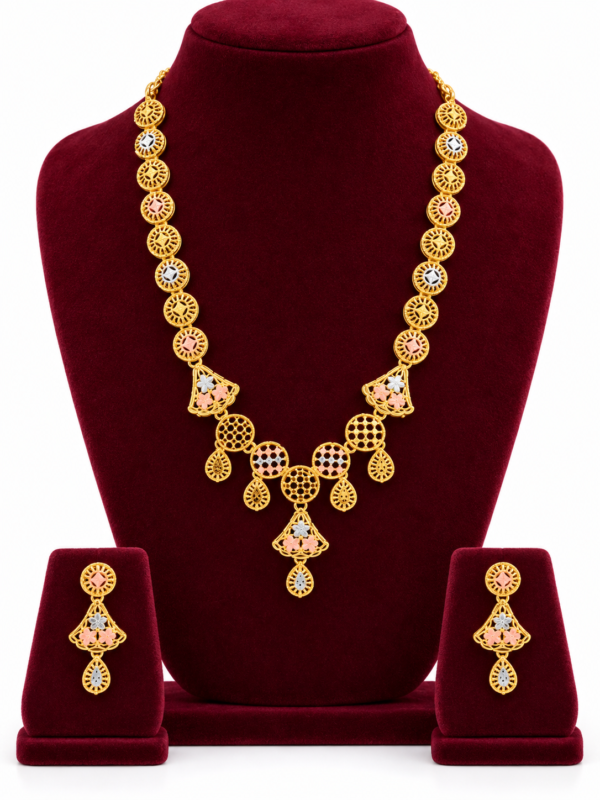 Turkey Model Necklace – 1 Gram Gold Finish