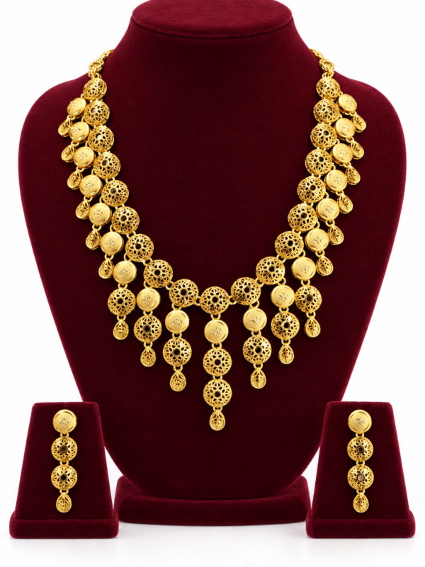 Turkey Model Necklace – 1 Gram Gold Finish