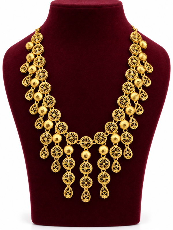 Turkey Necklace Set – 1 Gram Gold Finish