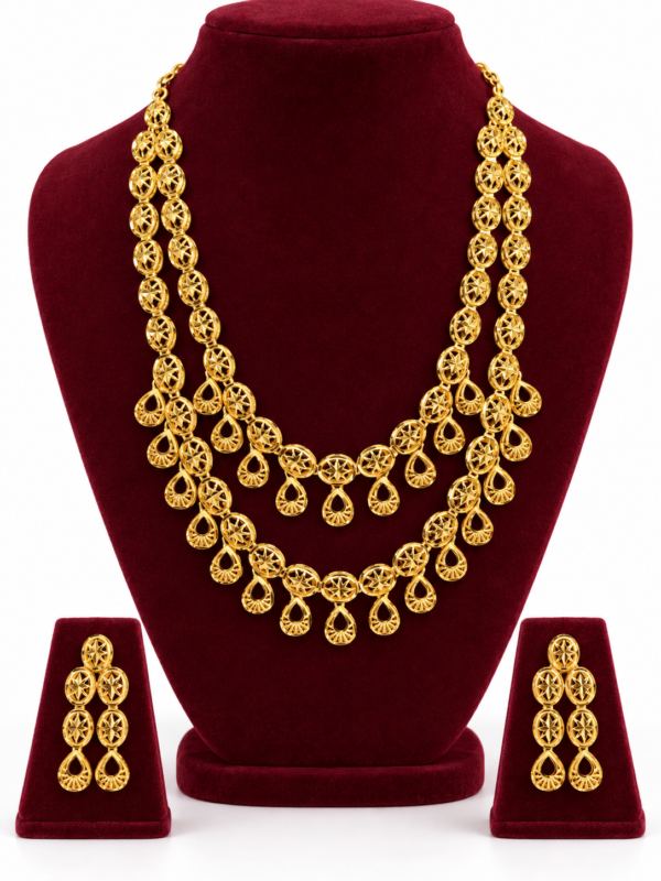 Turkey Model Necklace – 1 Gram Gold Finish