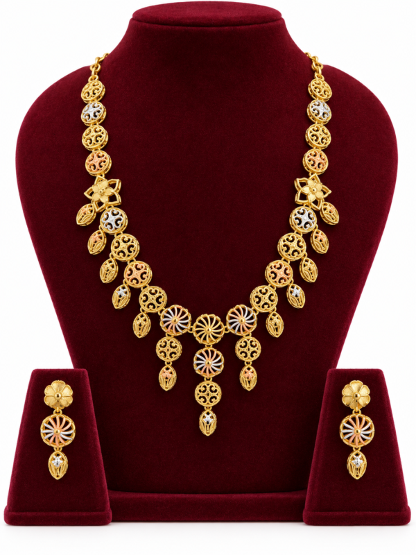 Turkey Model Necklace – 1 Gram Gold Finish