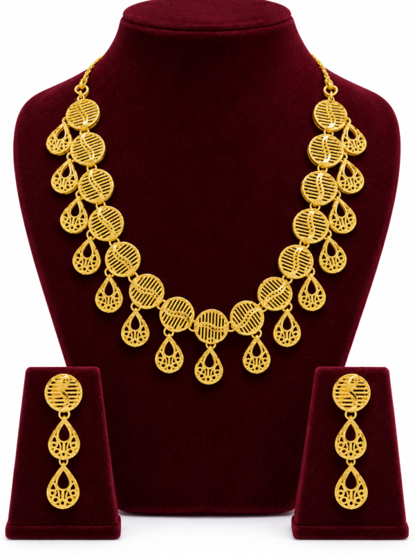 Turkey Model Necklace – 1 Gram Gold Finish