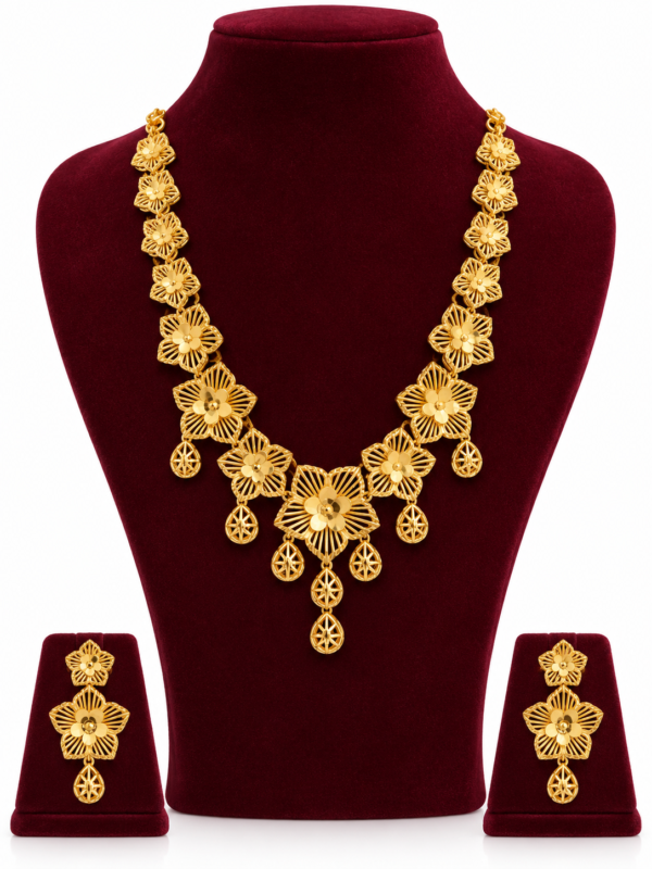 Turkey Model Necklace – 1 Gram Gold Finish