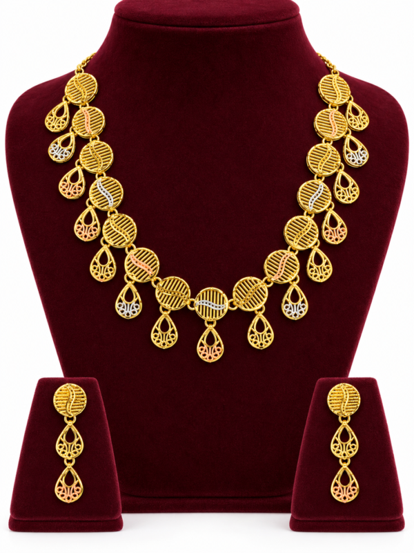 Turkey Model Necklace – 1 Gram Gold Finish