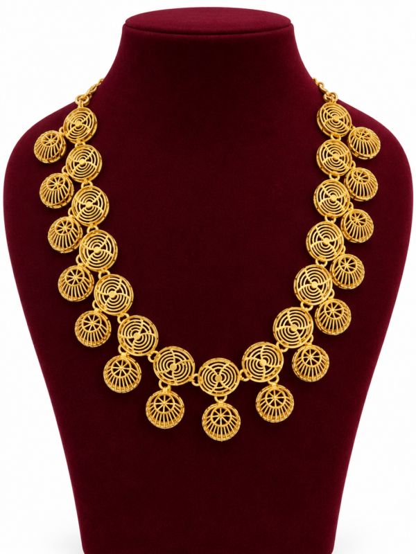 Turkey Necklace Set – 1 Gram Gold Finish