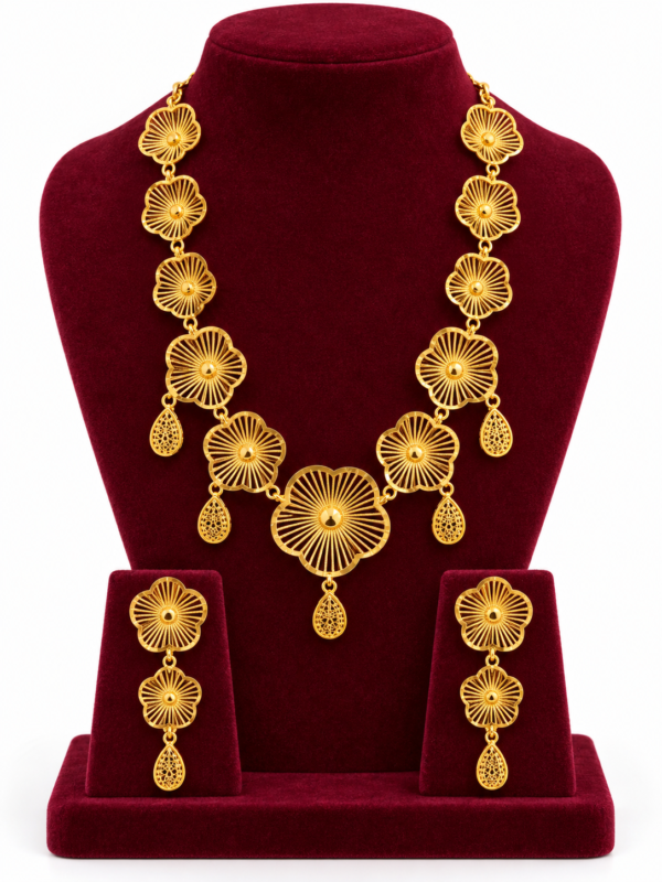 Turkey Model Necklace – 1 Gram Gold Finish