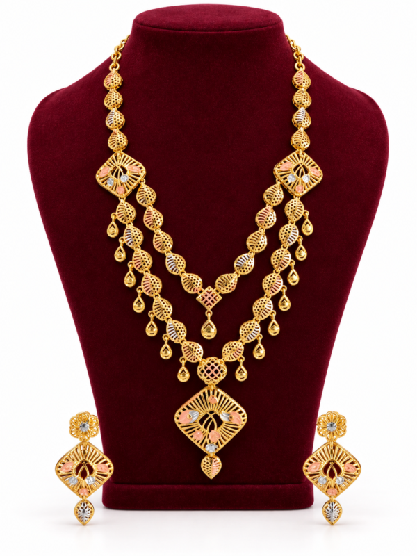 Turkey Model Necklace – 1 Gram Gold Finish