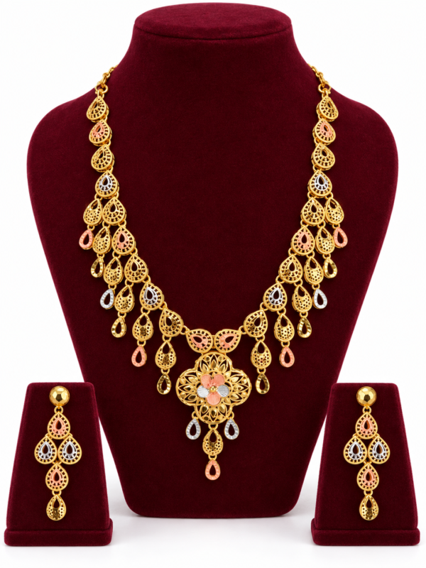 Turkey Model Necklace – 1 Gram Gold Finish