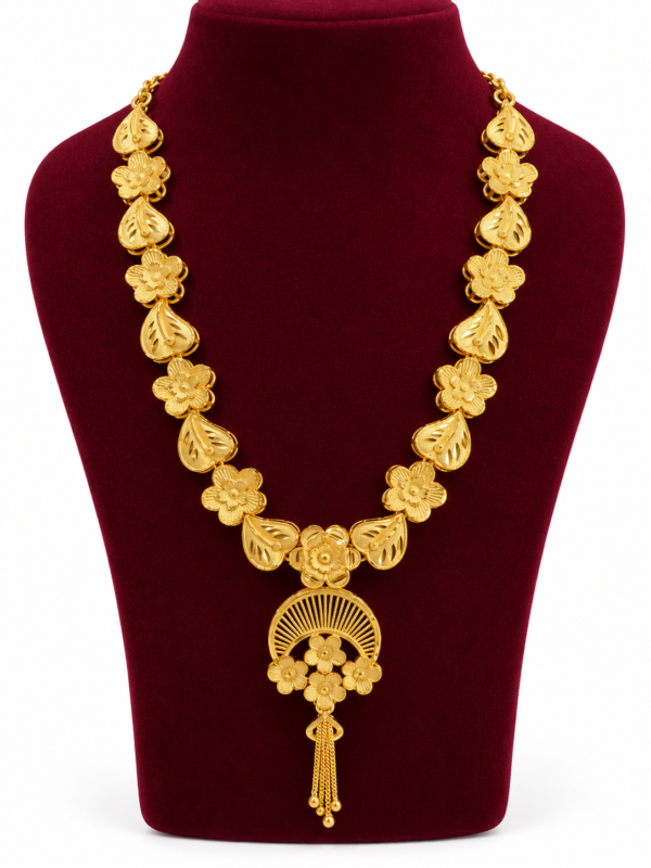 Turkey Model Necklace – 1 Gram Gold Finish
