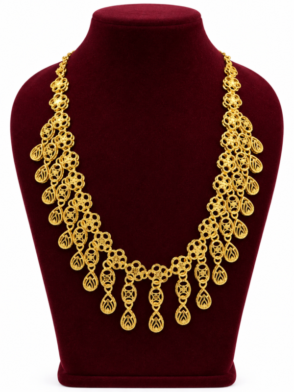 Turkey Model Necklace – 1 Gram Gold Finish