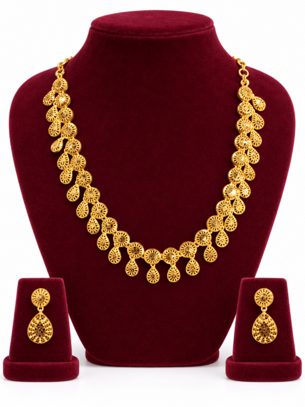 Turkey Model Necklace – 1 Gram Gold Finish
