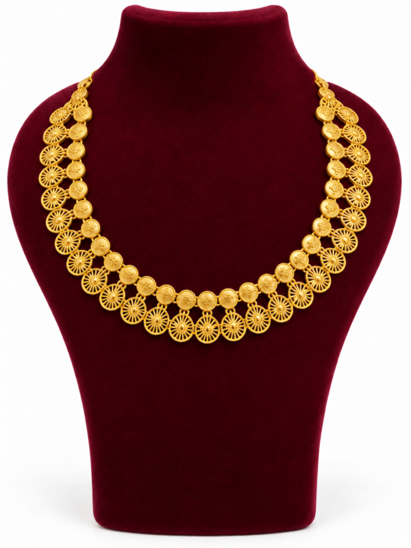 Turkey Model Necklace – 1 Gram Gold Finish